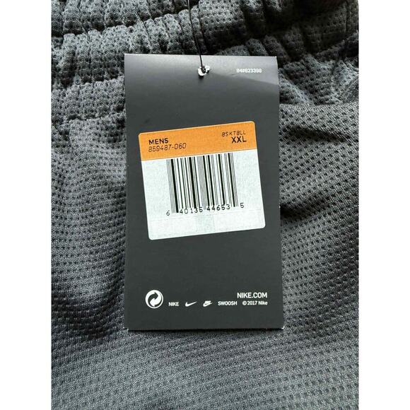 NWT Nike x NBA Dri-Fit Detroit Pistons Basketball Black Warm Up Pants Mens XXL - Picture 10 of 11